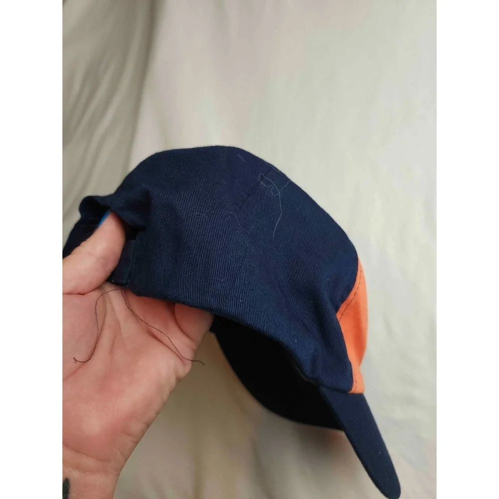 Boy Scouts of America Tiger Cub Scout Uniform Cap Hat Navy Orange Embroidered